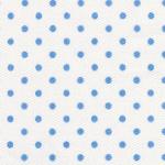 Fabric Finders 15 Yd Bolt 9.34 A Yd 749White With Small Blue Dots100%Pima Cotton Fabric 60inch Twill