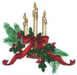 Amazing Designs NZ11 Nancy Zieman Christmas Splendor Embroidery Card