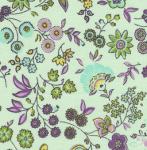 Fabric Finders 15 Yd Bolt 9.34 A Yd 1052 Sprout & Lilac 100% Pima Cotton 60 inch Fabric