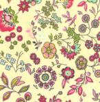Fabric Finders 15 Yd Bolt 9.34 A Yd 1053 Butter & Raspberry 100% Pima Cotton 60 inch Fabric