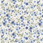 Fabric Finders 15 Yd Bolt 9.34 A Yd 976 Cobalt / Olive 100% Pima Cotton 60 inch Fabric