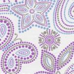 Fabric Finders 15 Yd Bolt 9.34 A Yd 993 Blue / Lavender 100% Pima Cotton 60 inch Fabric