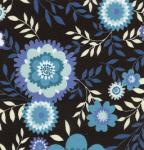 Fabric Finders 15 Yd Bolt 9.34 A Yd 984 984 Black Floral 100% Pima Cotton 60 inch Fabric