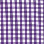 Fabric Finders 15 Yd Bolt 9.34 A Yd Grape 1/4 in. Gingham Check 100% Pima Cotton Fabric
