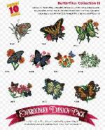 Amazing Designs 2037 Butterflies III Embroidery Disk