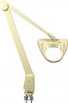 Dazor, MG500, 40" Arm, Hi Lighting Magnifier Lamp, Table Clamp, 40" Floating Arm, 13W, 5" Lens, 3 Diopter, 1.75 Magnification, 13" Focal Length, 8MG500, 8MG-500