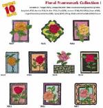 Amazing Designs 2052 Floral Framework I Embroidery Disk