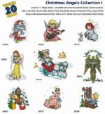 Amazing Designs 1229 Christmas Angels Embroidery Disk