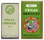 Organ 16x1 Round Shank Needles for Class 16 or 17 - Box Of 100 Needles