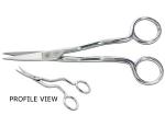 Gingher G-6DC 6 inch Double-Curved Embroidery Scissors