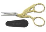 Gingher G-ST 3 1/2 inch Stork Embroidery Scissors