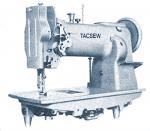 Tacsew TLU563 I-needle, compound walking foot needle-feed, lockstitch industrial sewing machine with power stand - Like Juki LU563