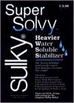 Sulky Super Solvy Film 12" X 9 yds WSS 12 SP9 Heavier Topping, Water Soluble Embroidery Stabilizer