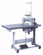 Brother DB2-B755 Auto Oil Straight Lock Stitcher Mark III Industrial Sewing Machine with Table, Stand and Motor