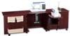 Sylvia Design 1050 Dual Machine Mahogany Sewing Cabinet 810+500 Serger Table