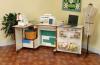 Kangaroo K8405 Wallaby Sewing Cabinet Teak, 3 Position Air Lift Platform
