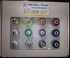 isacord 2922 you select 12 colors embroidery threads 40wt isacord real thread chart