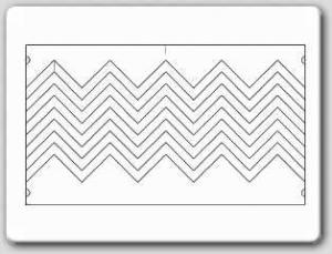 Quilt-EZ Long-Arm Quilting Design Templates, Choose from 20 Styles 13x23.75