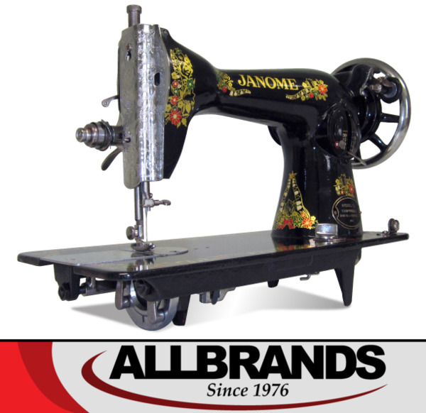 Janome 131HDL HandCrank Sewing Machine & Motor Kit, 14.5x7" Flatbed All