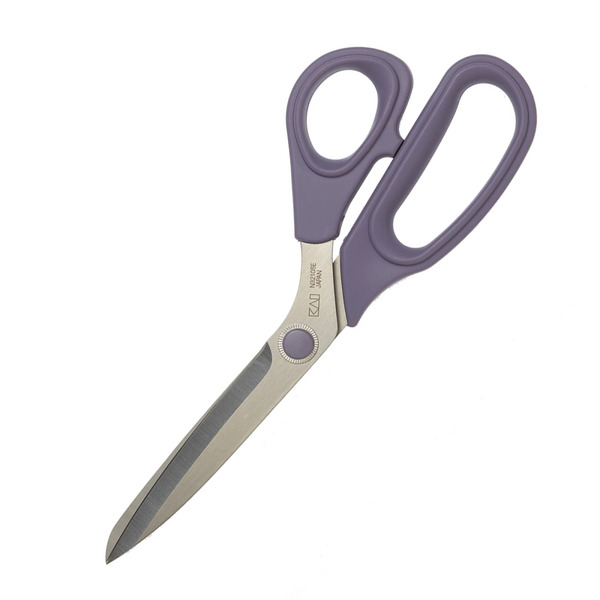 Kai 3210 Japan 8 Inch Micro Serrated Dressmaking Scissors Shears Bent Trimmers