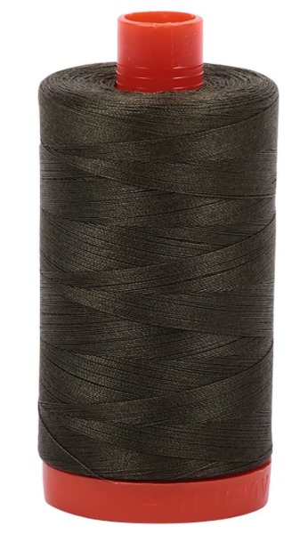Aurifil Cotton 5012 50wt 1422 yds Dark Green