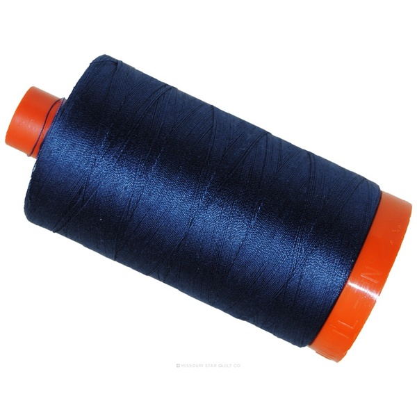 Aurifil Cotton 2780 50wt 1422 yds Dk Delft Blue