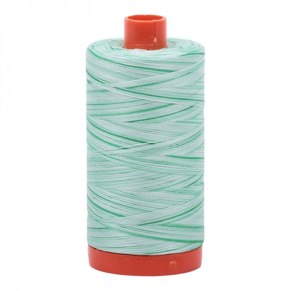 Aurifil Cotton 4661 50wt 1422 yds Variegated Mint Julep