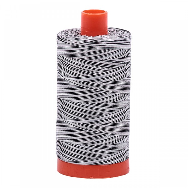 Aurifil Cotton 4652 50wt 1422 yds Variegated Licorice Twist