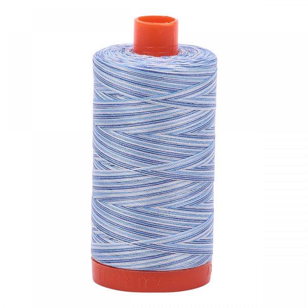 Aurifil Cotton 4655 50wt 1422 yds Variegated Storm at Sea