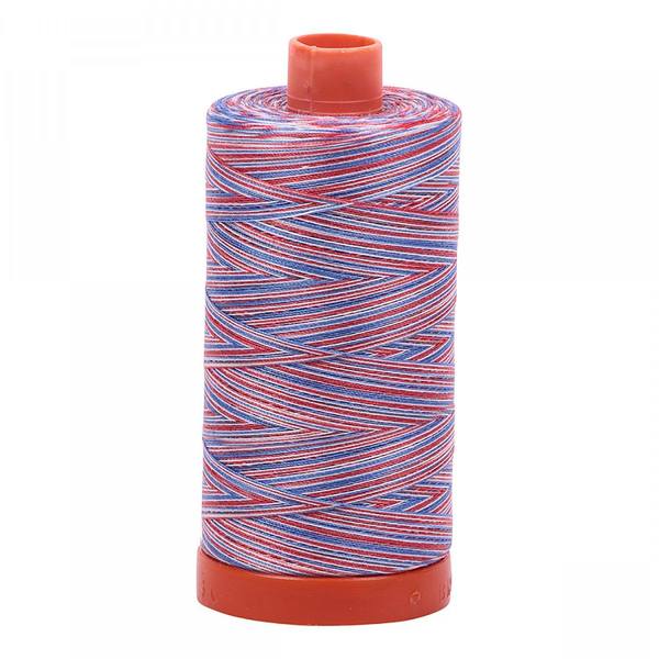 Aurifil Cotton 3852 50wt 1422 yds Variegated Liberty