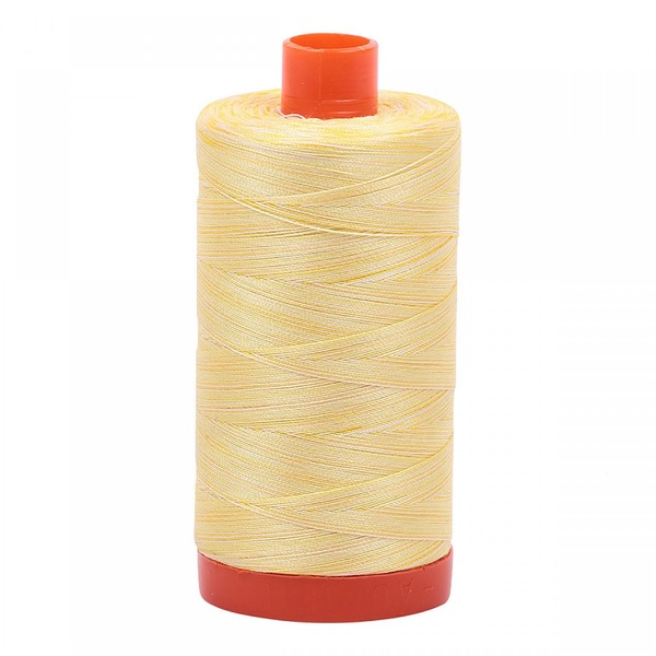 Aurifil Cotton 3910 50wt 1422 yds Variegated Lemon Ice