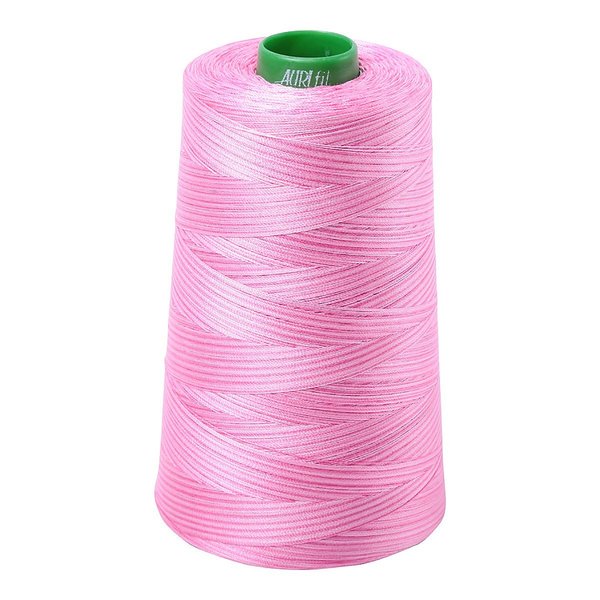 Aurifil A6050-3660 Mako Cotton Thread 50wt 6452yd Cone Bubblegum