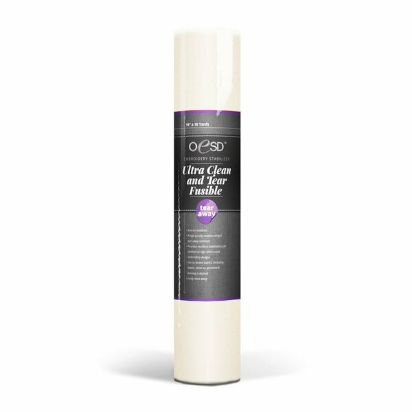 OESD HBTF17-10 Ultra Clean & Tear Away Iron On Fusible Stabilizer 20"x10yd