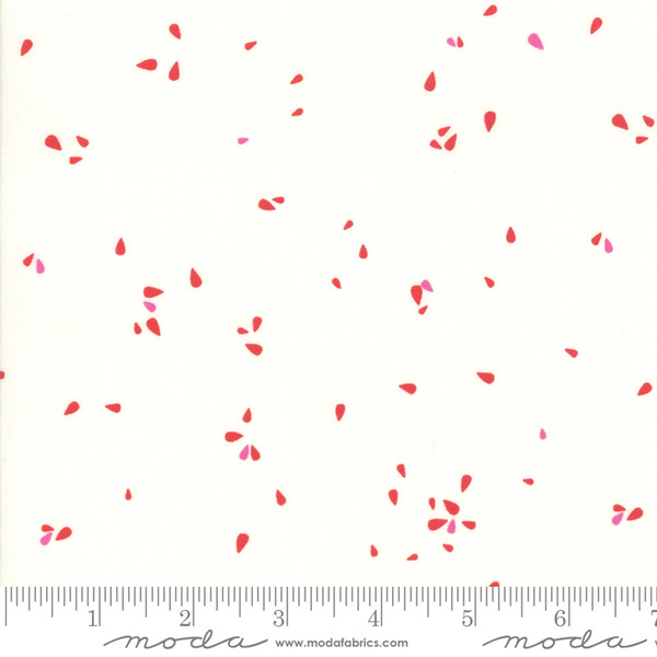 Moda 1703 11 Just Red Seeds White