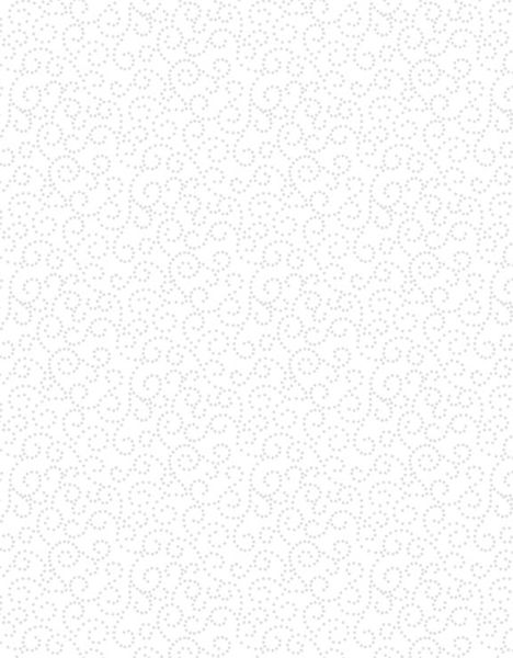 Wilmington Prints 1817 39127 100 Essentials White-Lite Dotted Scroll White on White