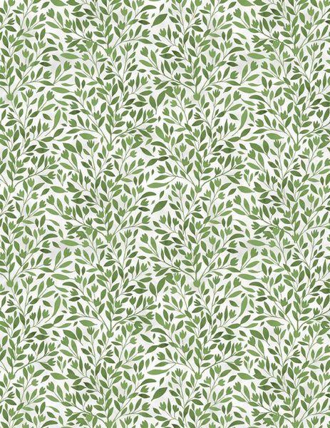 Wilmington Prints 3017 27582 177 Amethyst Magic Vines & Leaves Green