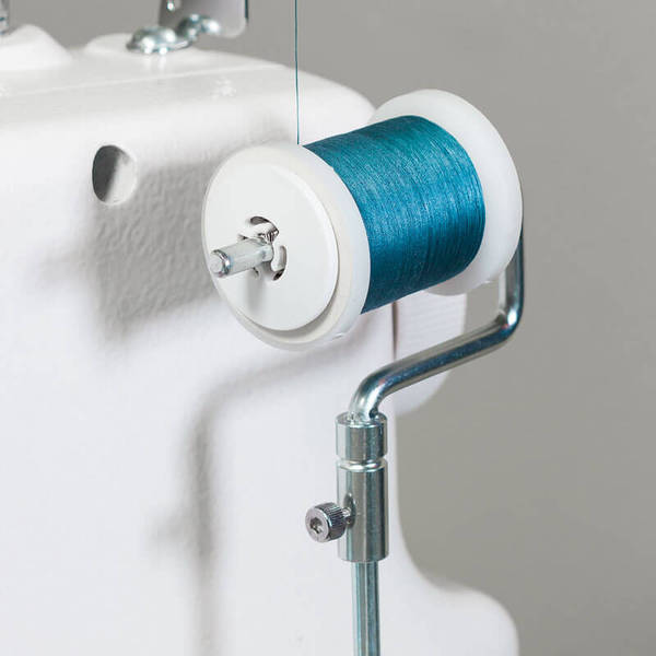 Grace Horizontal Spool Holder Mounts in Place of Single Pin Thread Stand on Either Side of Qnique 15 19 21 or Brother DQLT Quilting Machine Head