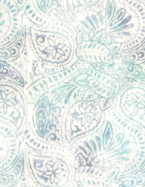 Wilmington Prints 1400 22243 140 Packed Paisley Cream/Blue