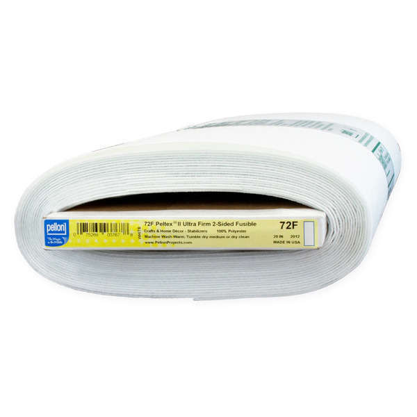 Pellon PP72F Peltex Stabilizer 2-Sided Fusible Ultra Firm, 20" x 10 Yd. Roll