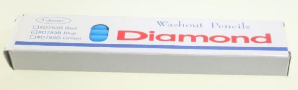 Diamond D783B Washout Textile Pencils, 12 Ct. Blue