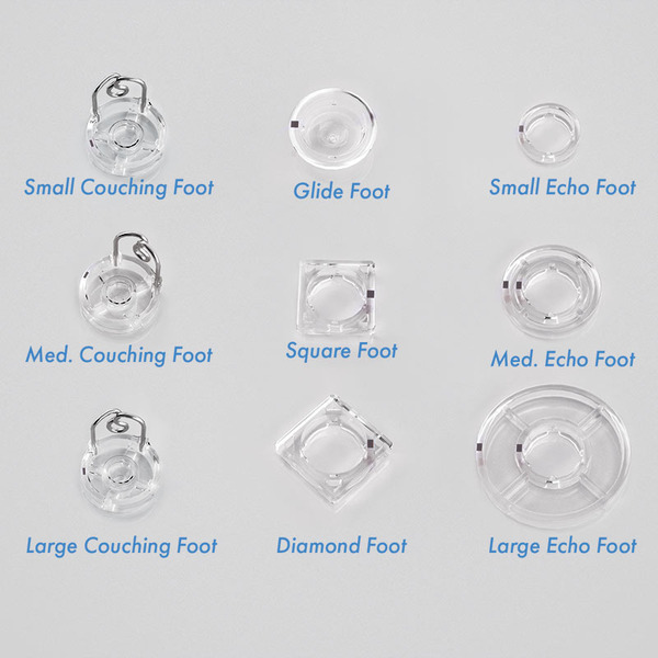 Grace Hopping Foot Upgrade 9Pc Set for Qnique 15, 16X, 19, 19X, 21