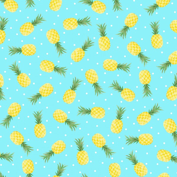 EE Schenck KAS12594-84 FUN IN THE SUN - BLUE PINEAPPLES
