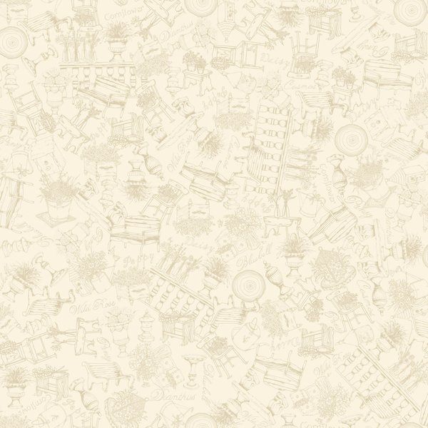 EE Schenck MAS10128-E GARDEN STROLL - CREAM