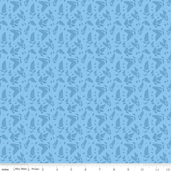 Riley Blake C11644-SKY Bluebonnet Breeze Tonal Sky