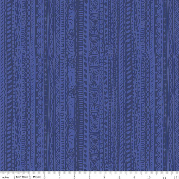 Riley Blake C11814-BLUE Amor Eterno Stripes Blue