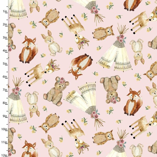 3 Wishes Forest Friends Girl 18673-PNK Pink