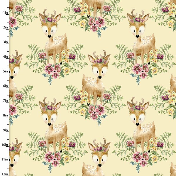 3 Wishes Forest Friends Girl 18676-YLW Yellow