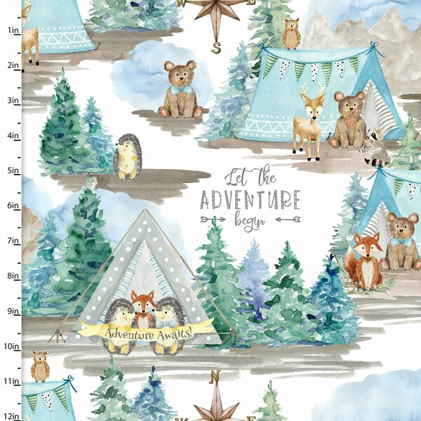 3 Wishes Forest Friends Boy 18677-Wht White