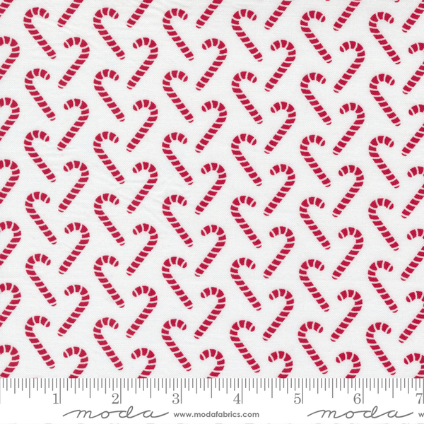 Moda 24124 13 Candy Cane Lane Snow Cardinal
