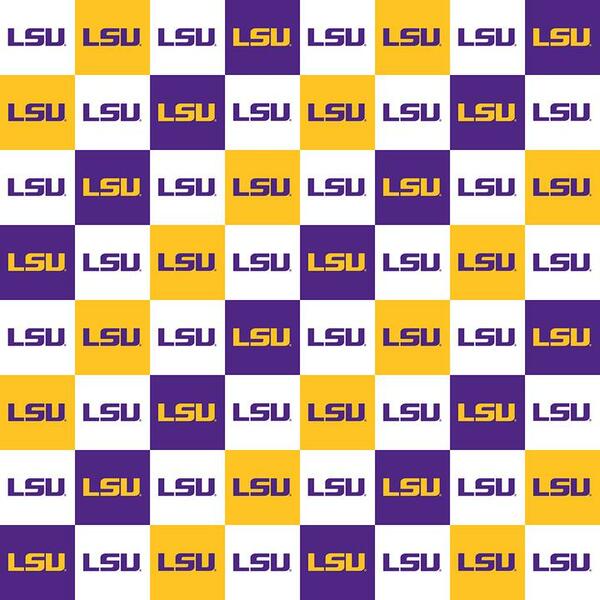 Sykel UTEX 1158 LOUISIANA STATE UNIVERSITY-1158 Cotton Fabric